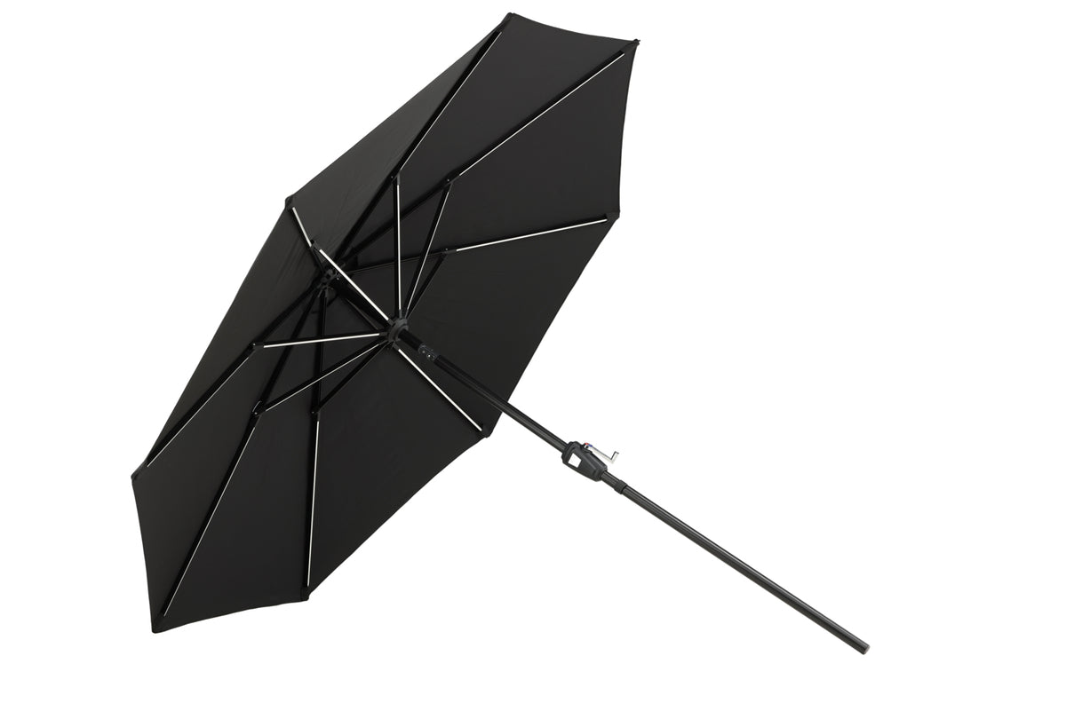Parasol Lightning – Ø270 cm en Noir ou Gris au choix