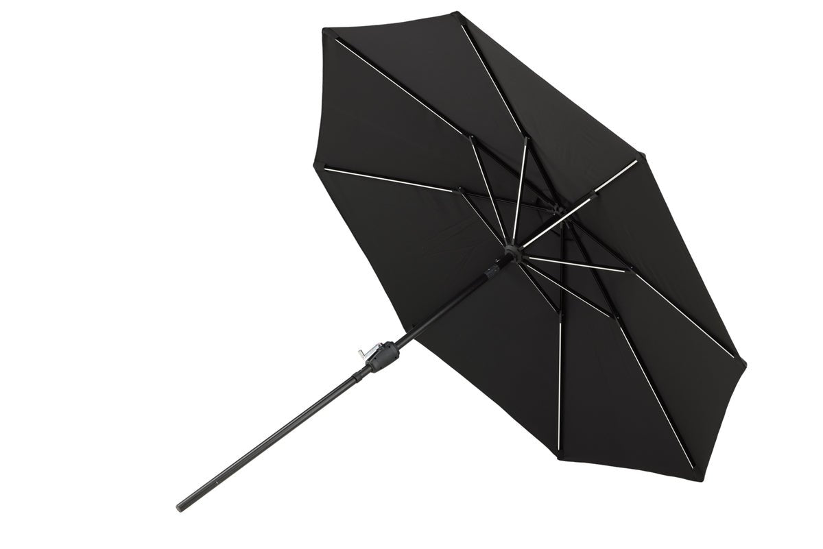 Parasol Lightning – Ø270 cm en Noir ou Gris au choix