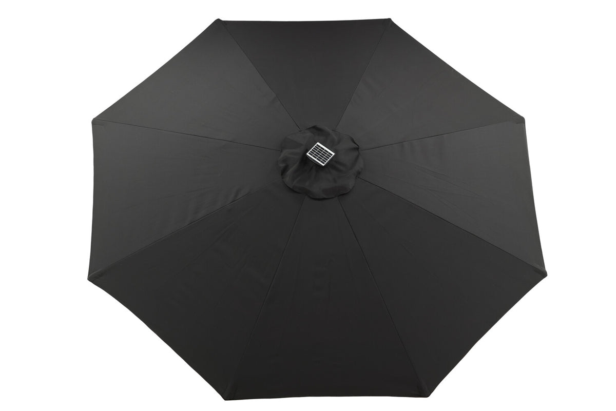 Parasol Lightning – Ø270 cm en Noir ou Gris au choix