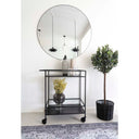 Quarto Serving Cart with Metal Frame