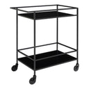 Quarto Serving Cart with Metal Frame