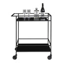 Quarto Serving Cart with Metal Frame