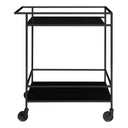 Quarto Serving Cart with Metal Frame