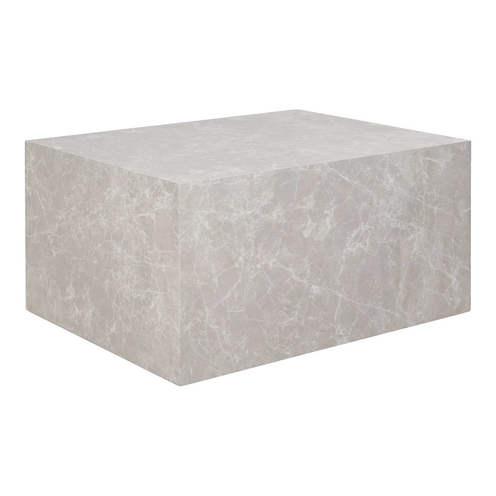 Designer coffee table Paris in marble look 60x80x40 cm