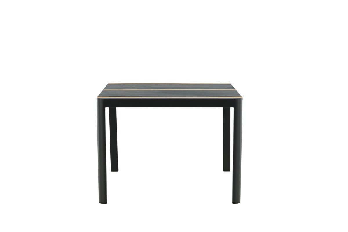 Table de jardin Nuru - Teck et aluminium pour stabilité et durabilité