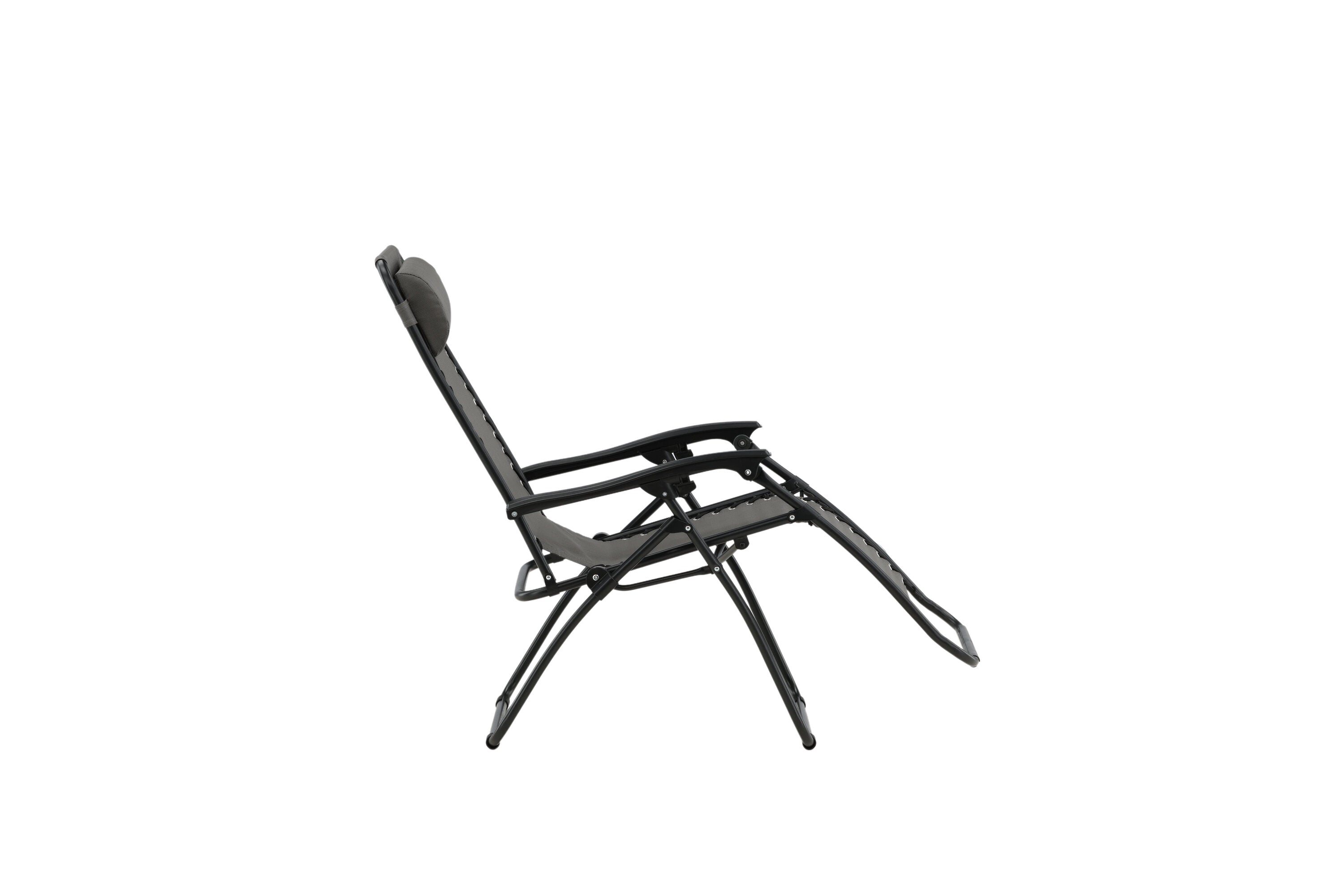 Sun lounger Trainline - optionally in Gray or Black with folding function