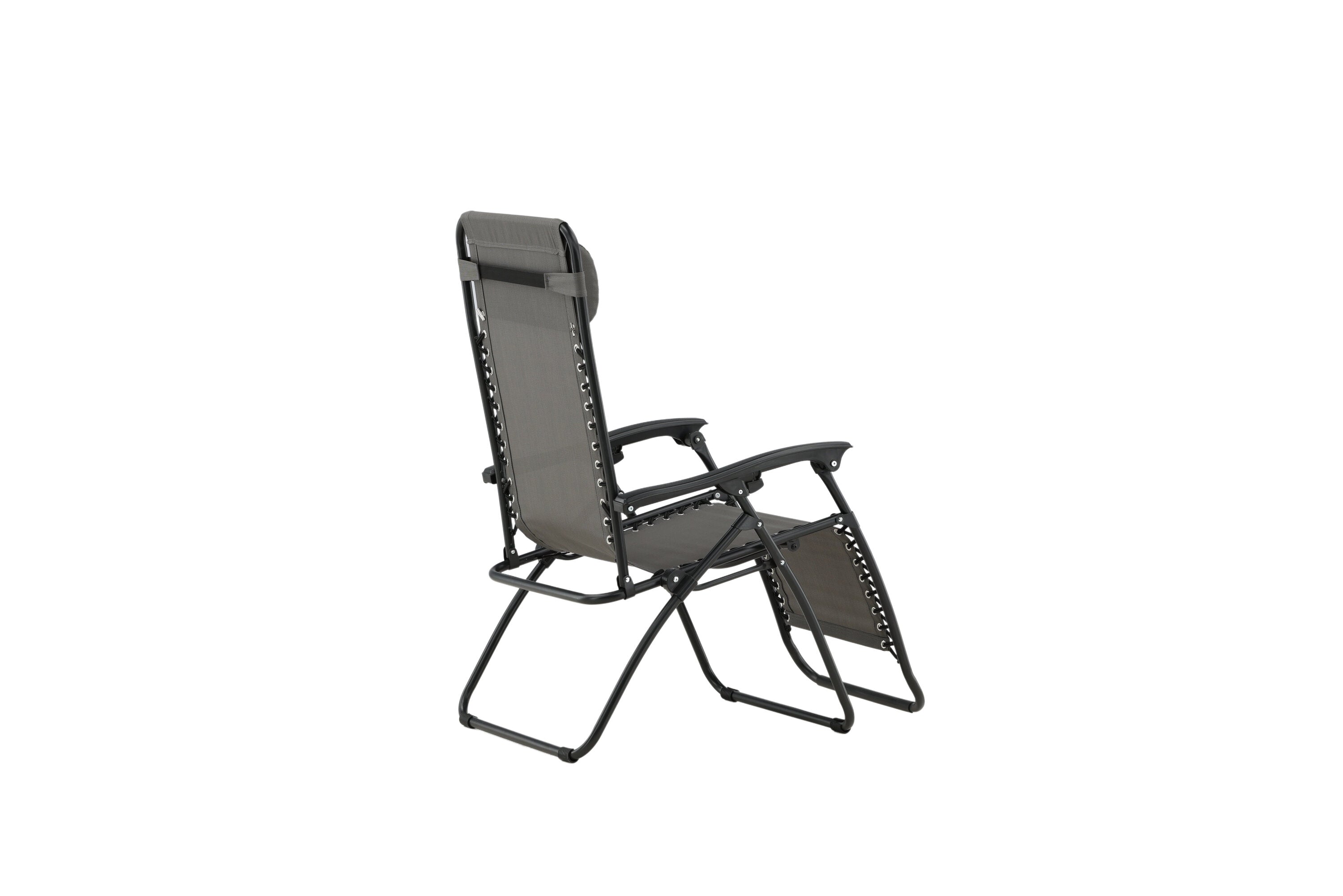 Sun lounger Trainline - optionally in Gray or Black with folding function