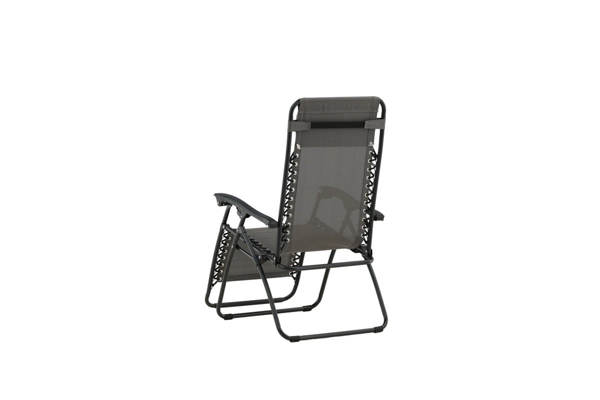 Chaise longue Trainline - disponible en Gris ou Noir avec fonction pliable