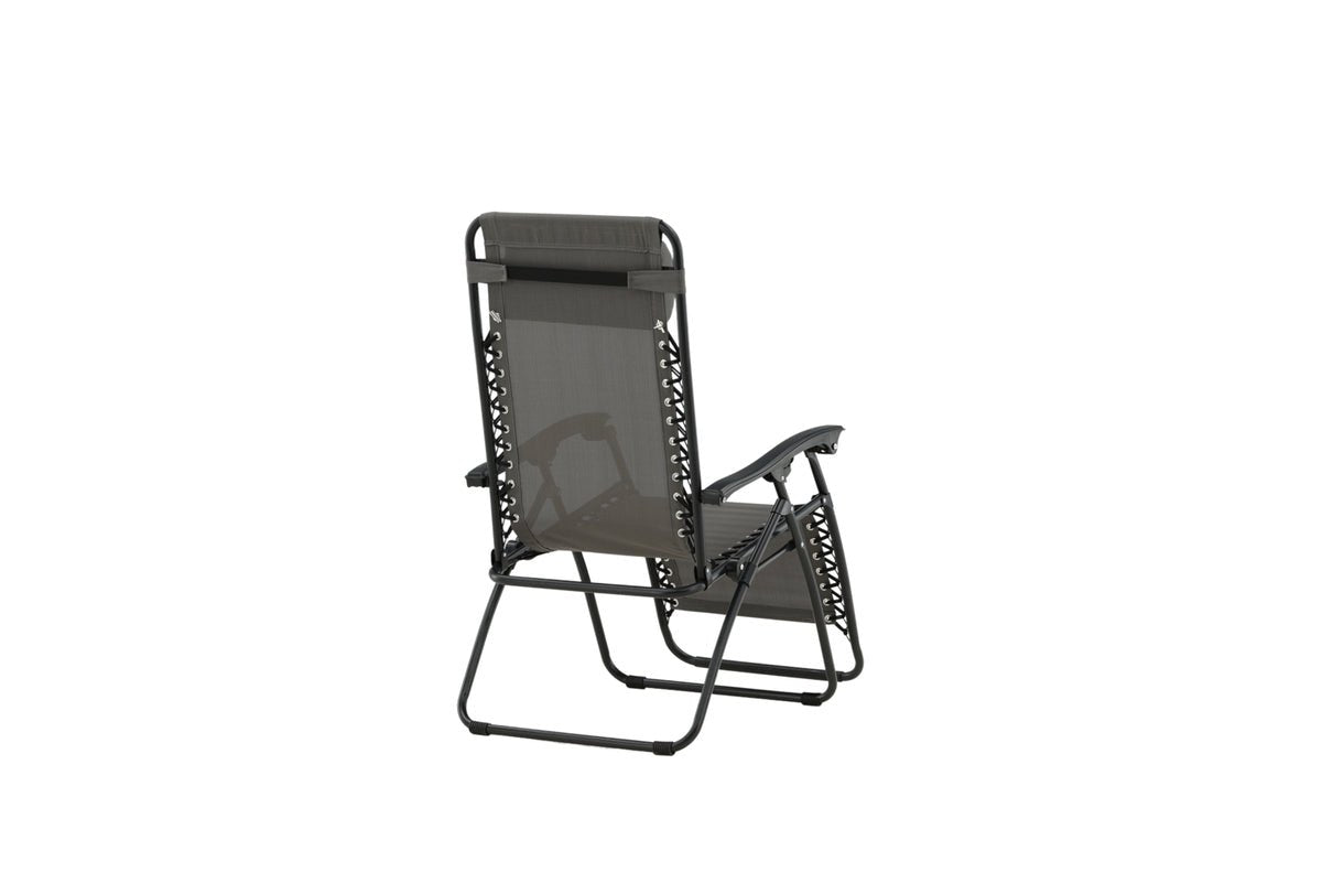 Chaise longue Trainline - disponible en Gris ou Noir avec fonction pliable