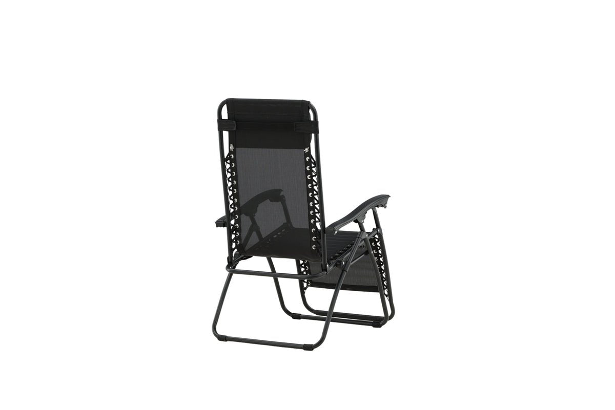 Chaise longue Trainline - disponible en Gris ou Noir avec fonction pliable