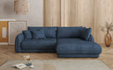 Designer Ecksofa Mojave II Stoff mit Schlaffunktion und Stauraum