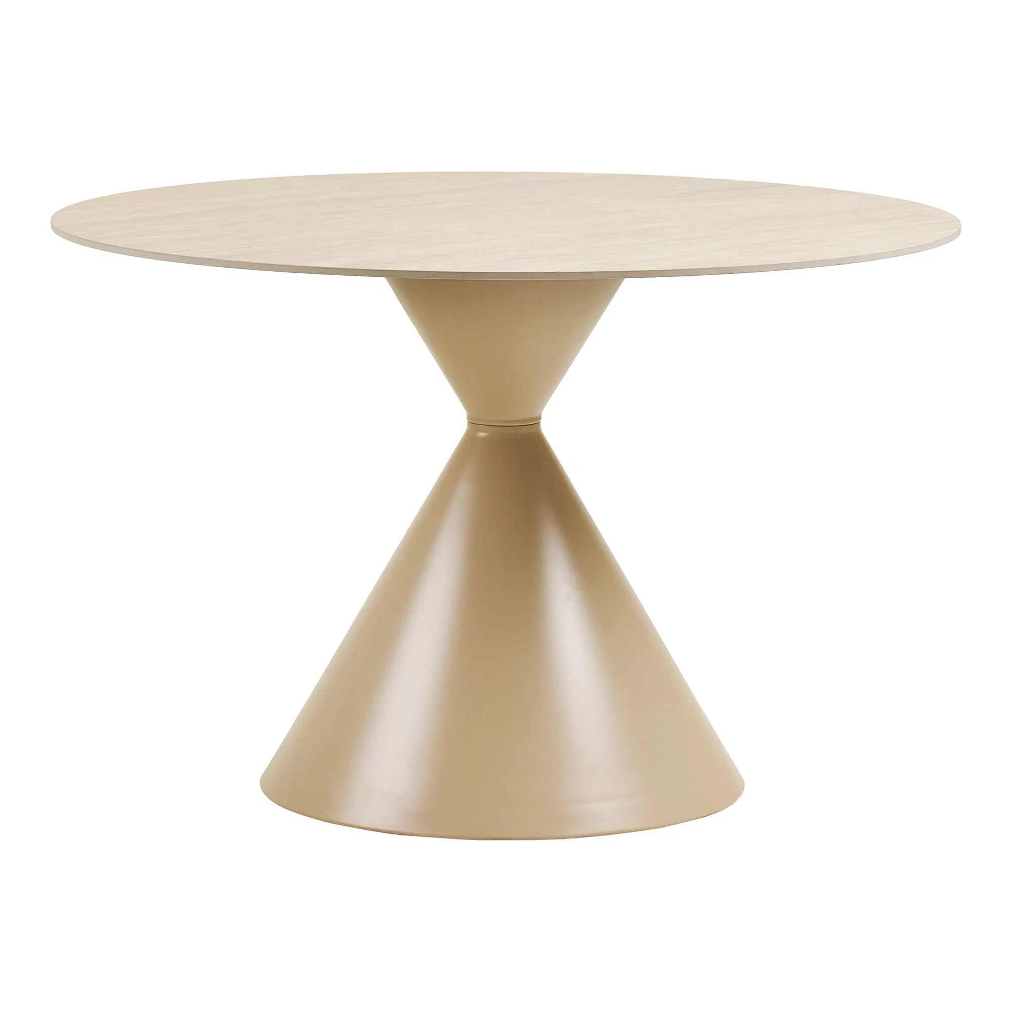 Table à manger Fjordella - Acier/Céramique en Sable