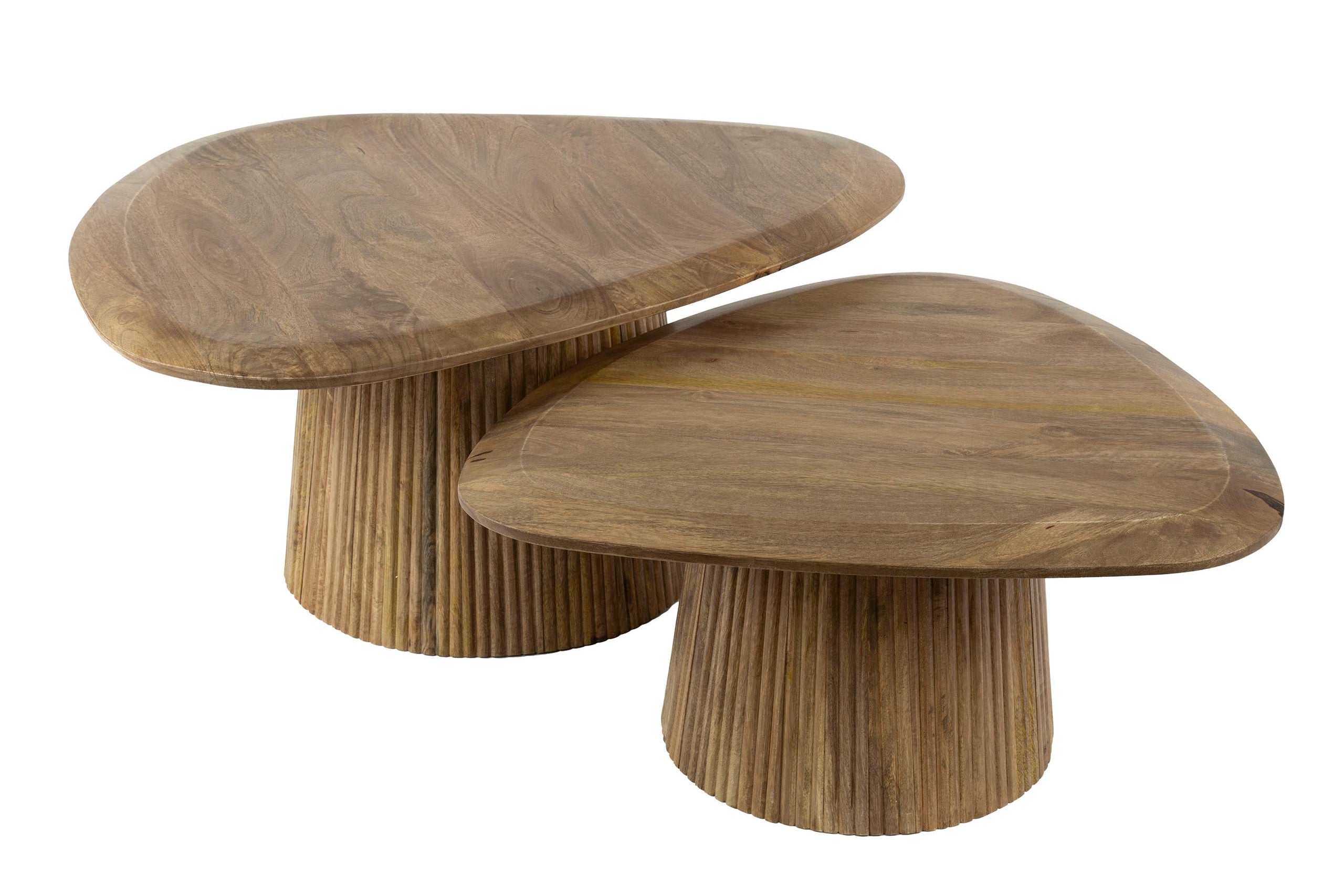 Table basse Arenza - lot de 2 en bois de manguier