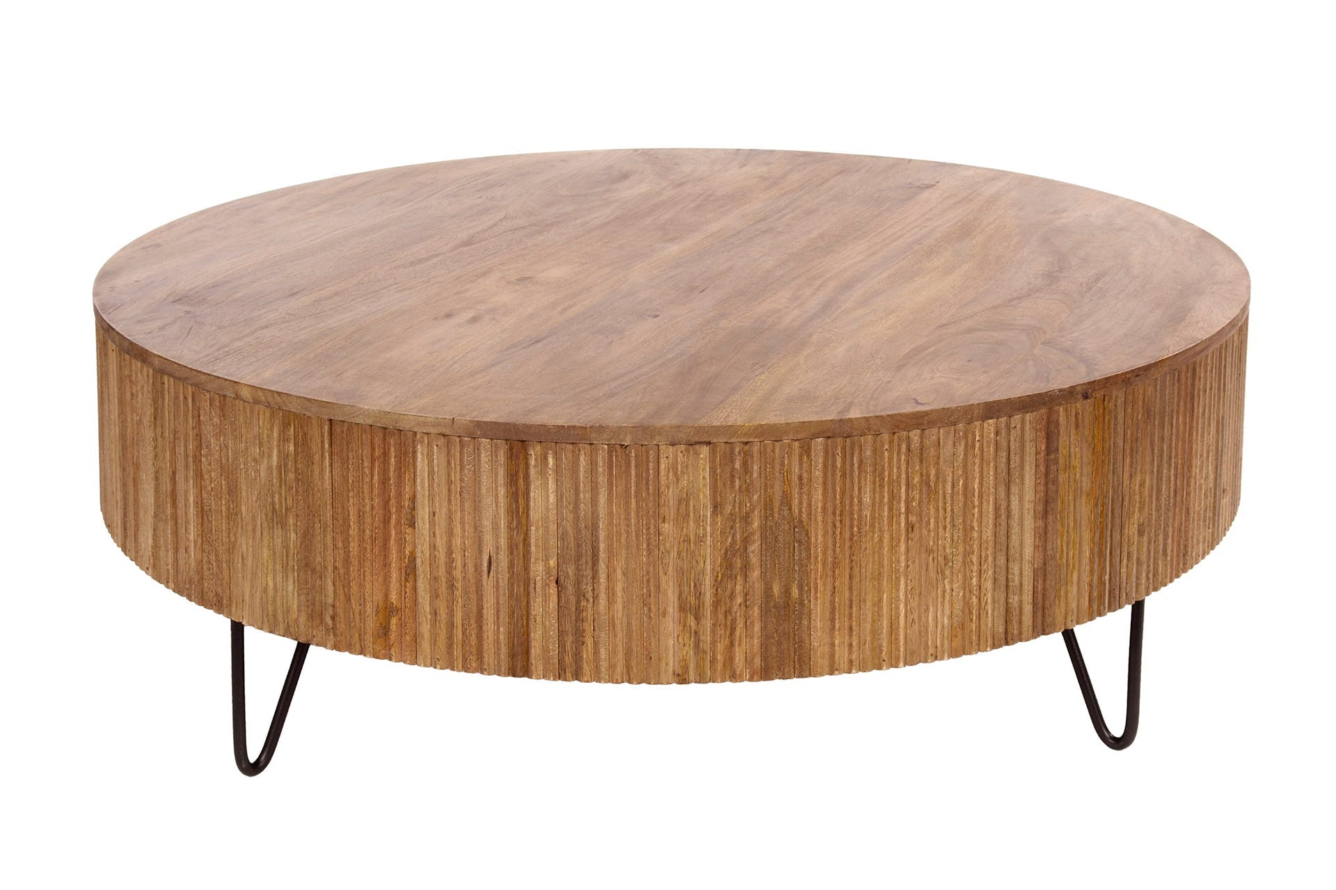 Table basse Duna - en bois de manguier ⌀ 120 cm