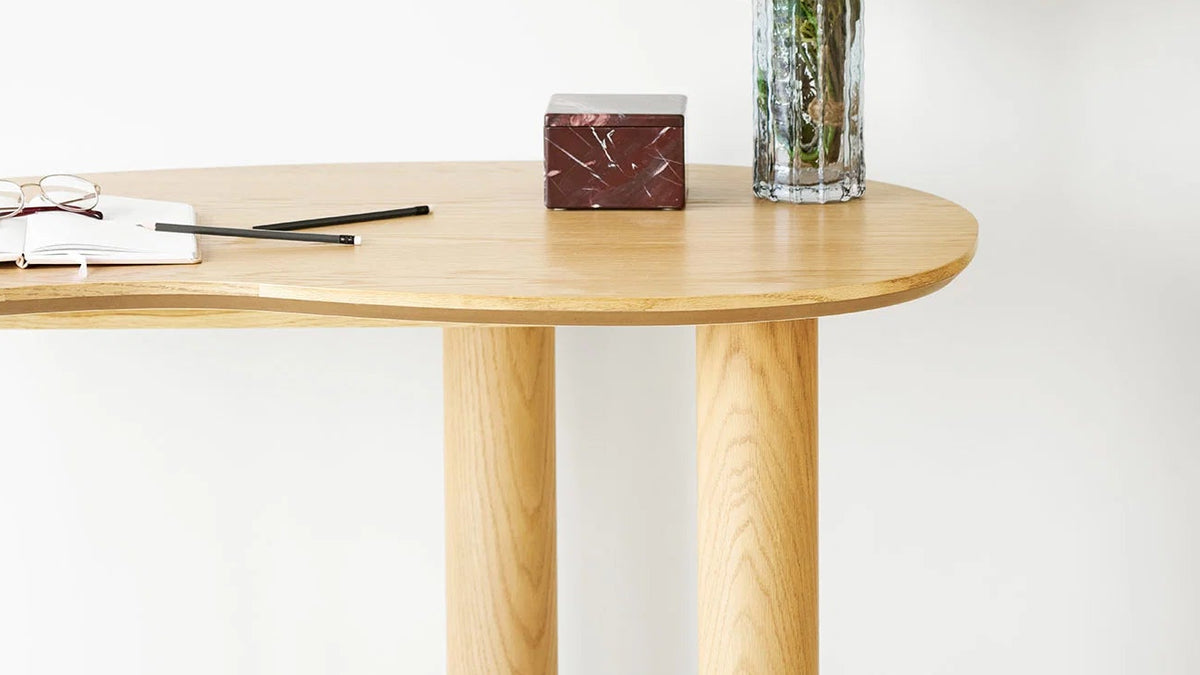 Bureau Livorno - en placage de chêne