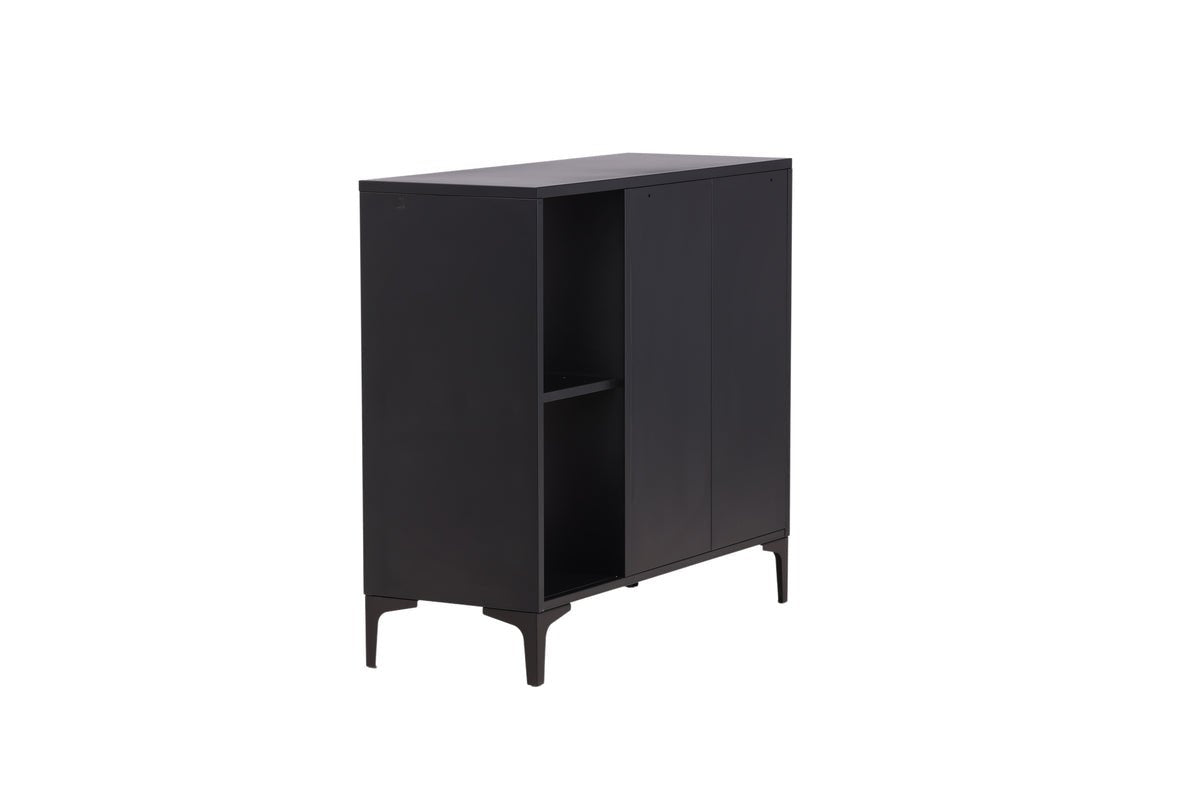 Commode Nerano – Noir, industrielle avec charme loft moderne