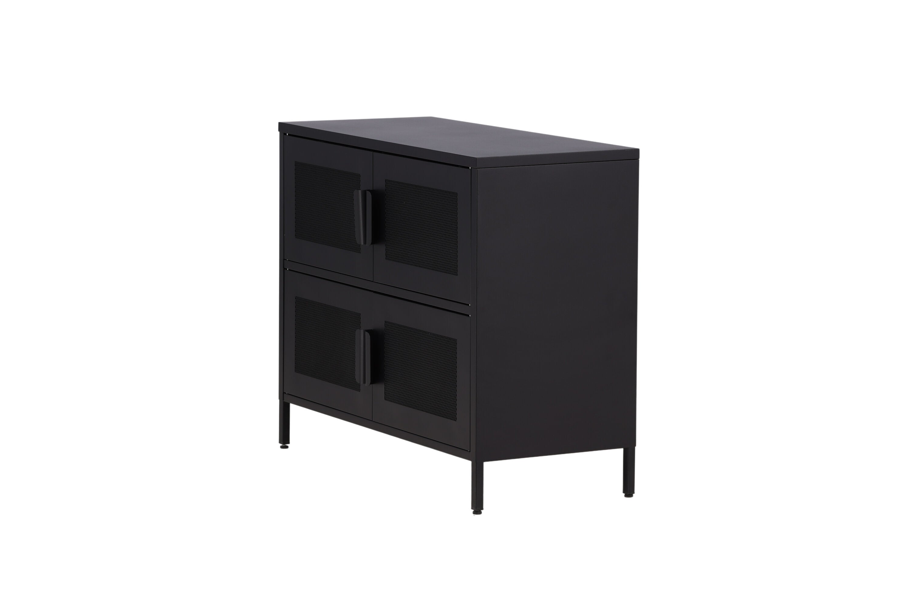 Commode Berit – Design industriel en Noir