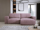 Designer corner sofa Carl Corduroy with sleeping and fold-out function