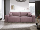 Designer Sofa Velanova 3 Sëtzer Cord mat Schlof- a Klappfunktioun