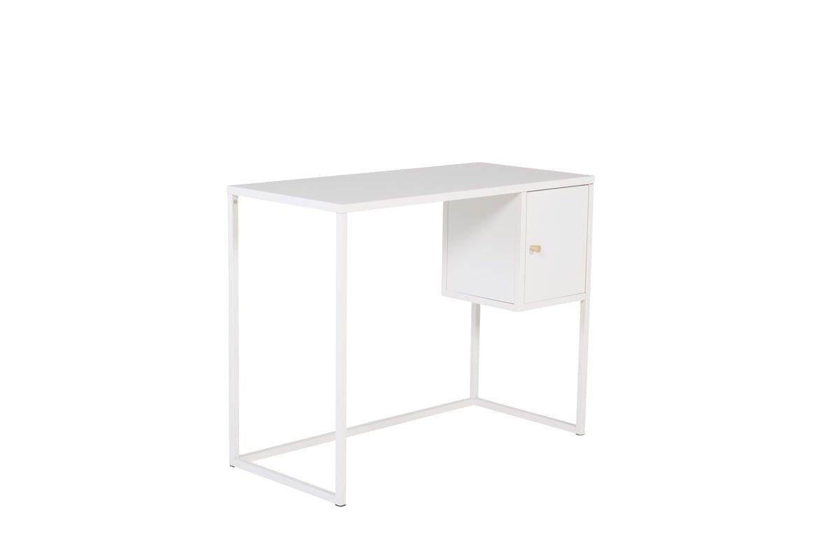 Desk Maru - modern design with practically integrated side cabinet