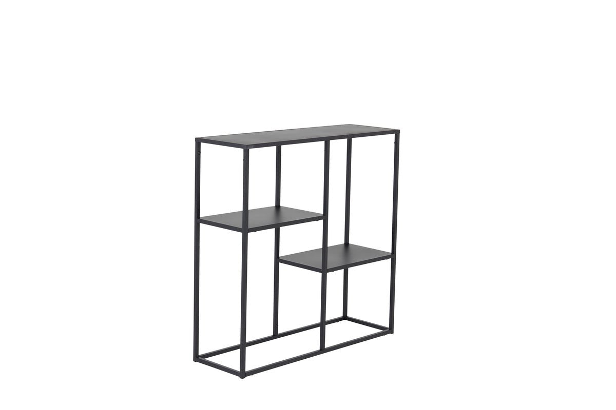 Regal Nerado – Black metal shelf in minimalist design