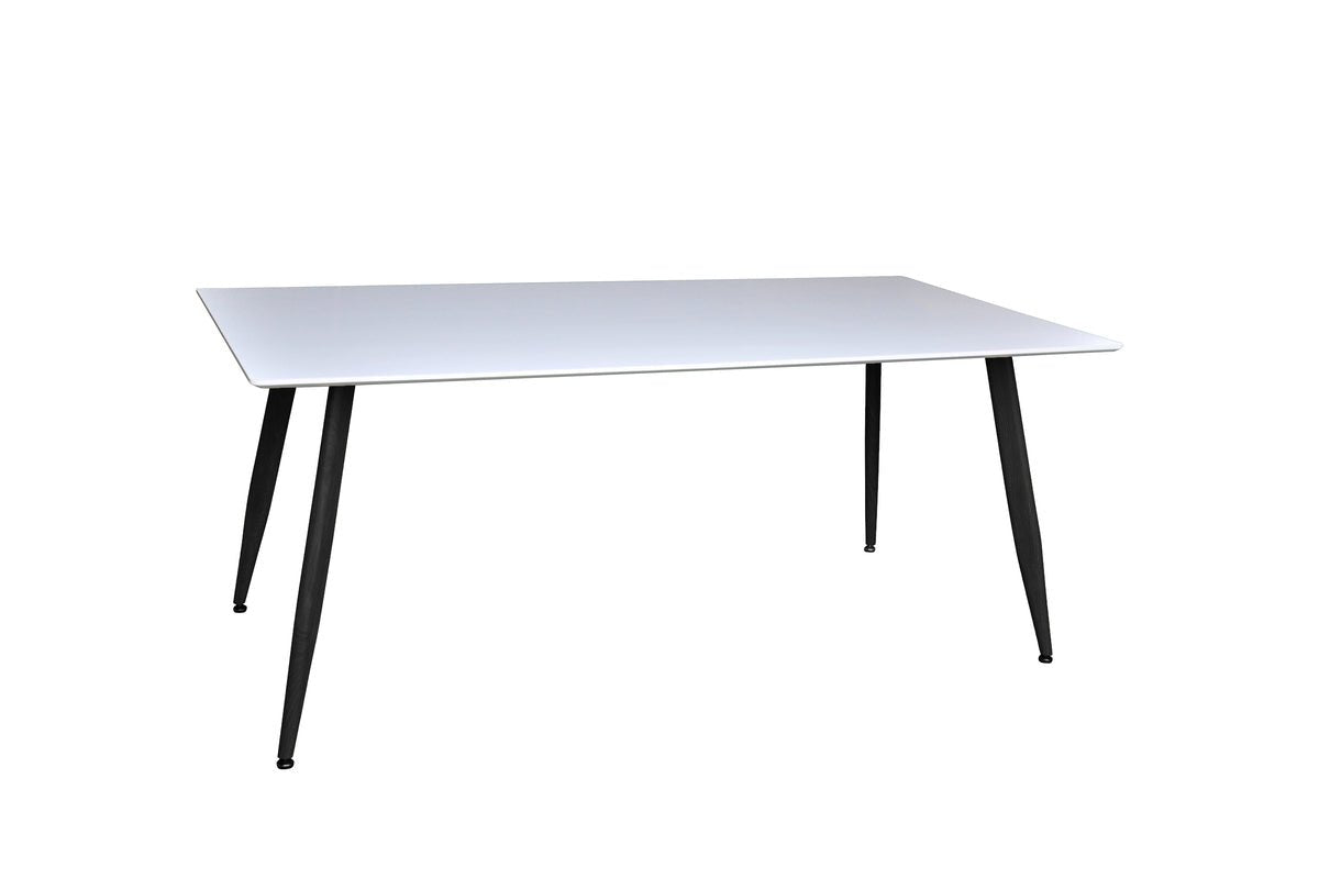 Table à manger Lumi - une table rectangulaire, élégante avec un design clair et simple