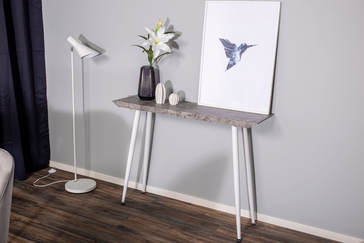 Side table Jan – in Light Gray with concrete look