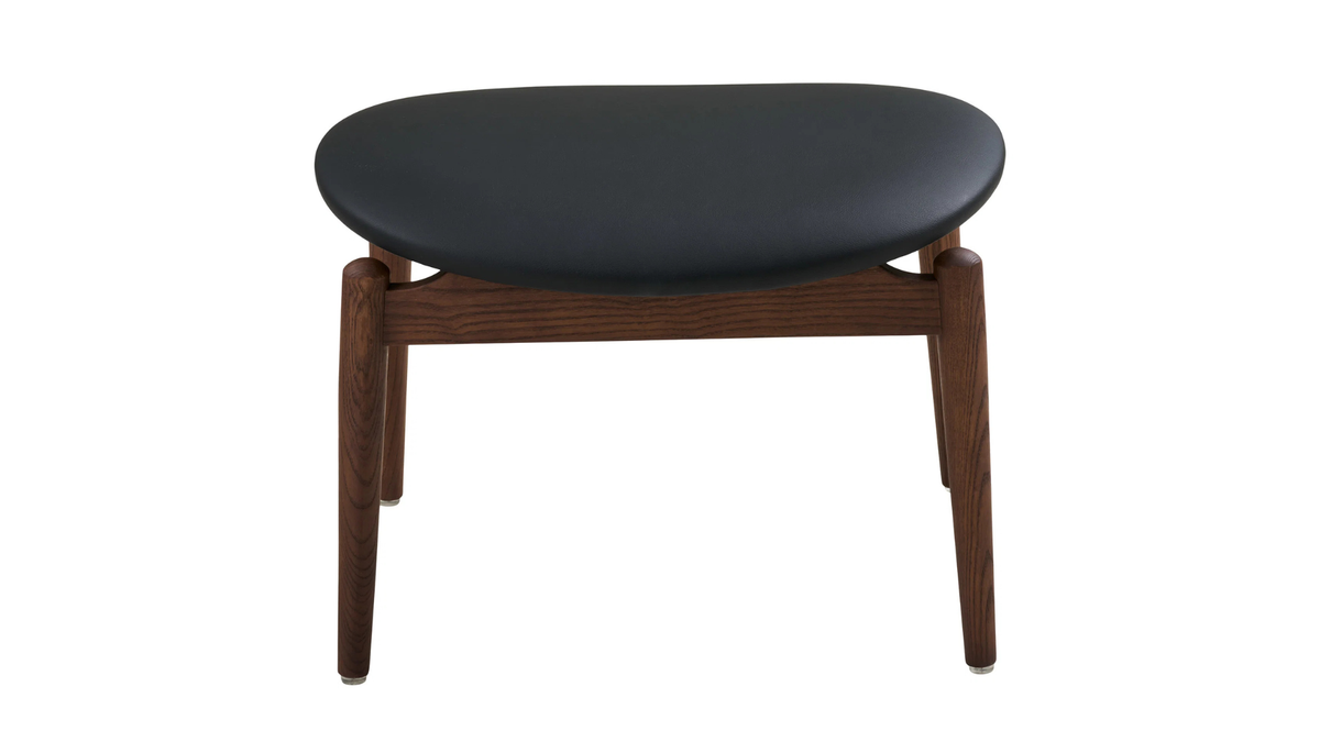 Tabouret d’appoint Niko - au choix avec des pieds en bois de frêne ou de chêne