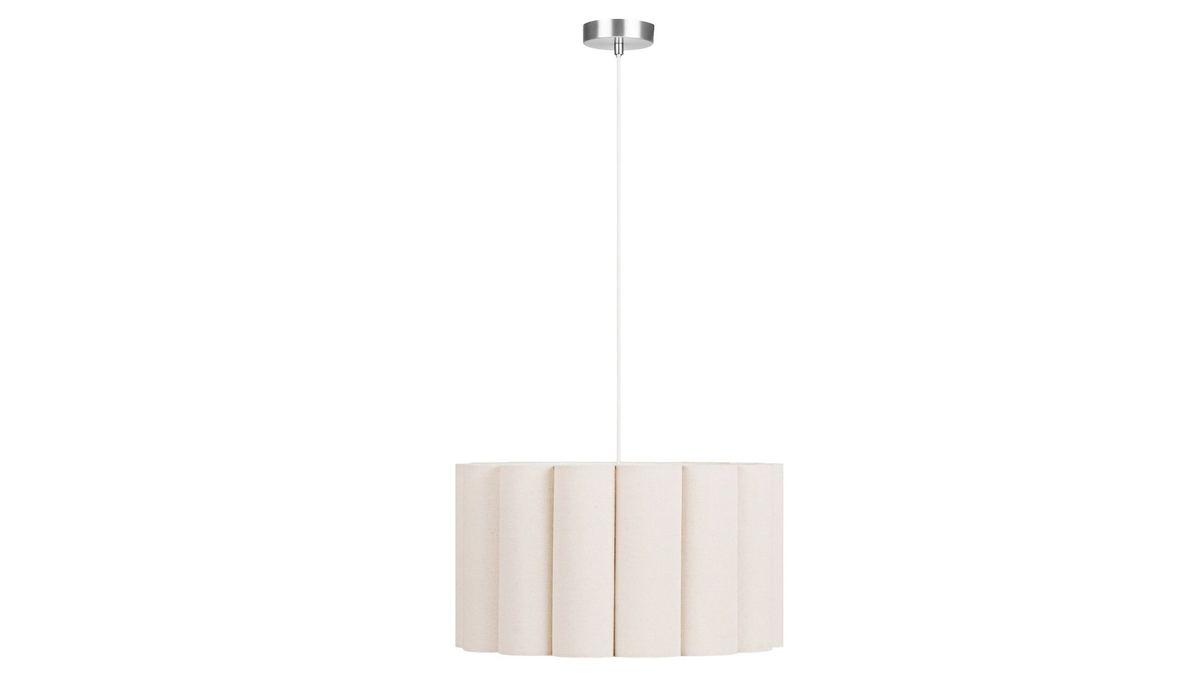 Pendant light Nord - made of steel and linen
