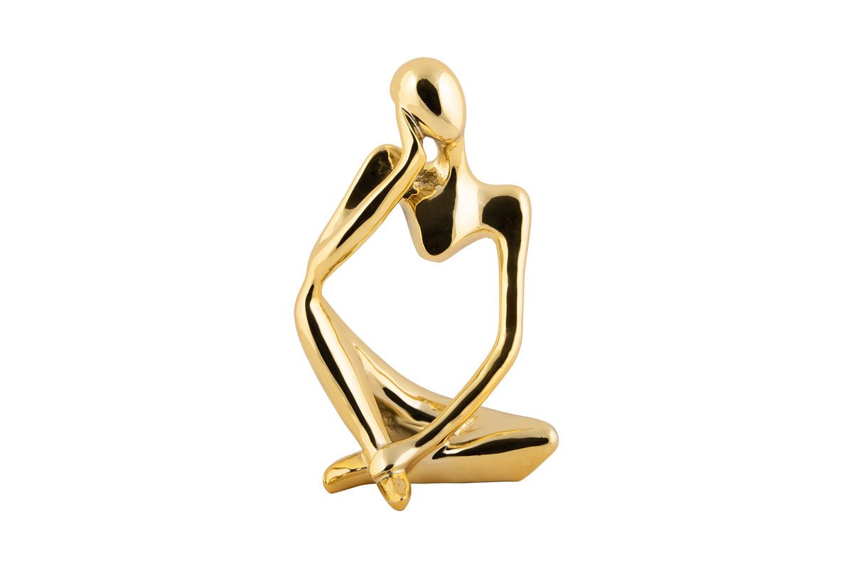 Statue „Aurex“ – Polyresin mit glänzender Oberfläche