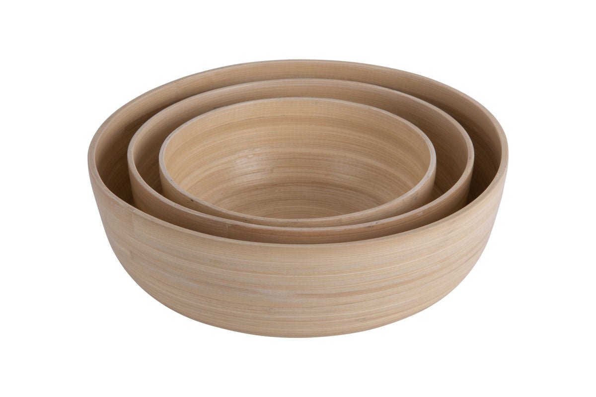 Bol Rosélis – fabriqué en bambou (lot de 3)