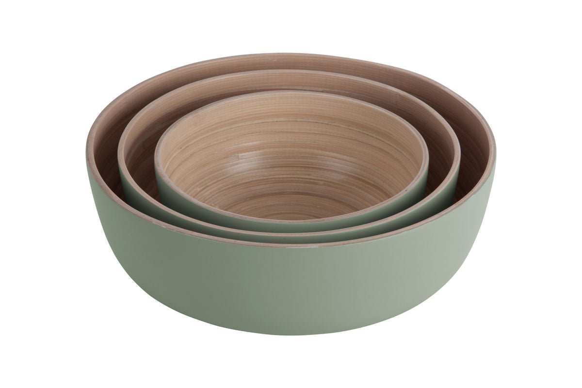 Bol Rosélis – fabriqué en bambou (lot de 3)