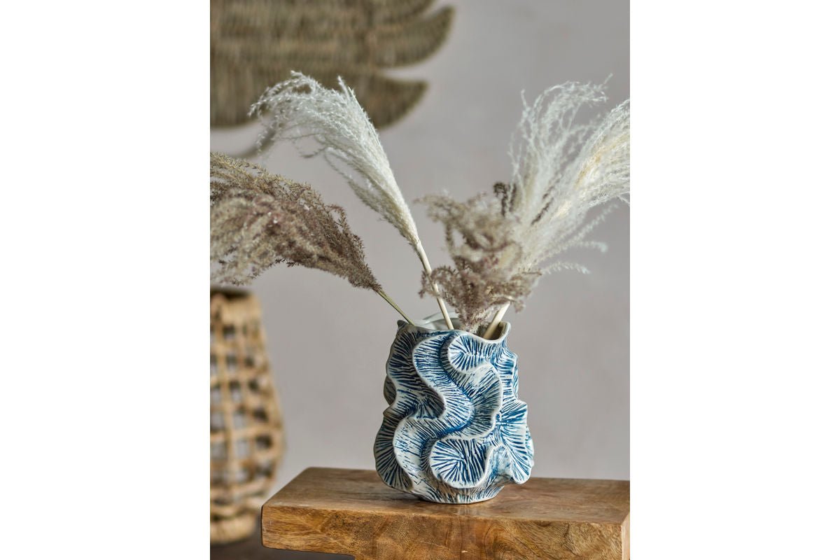 Vase « Calira » – Grès bleu