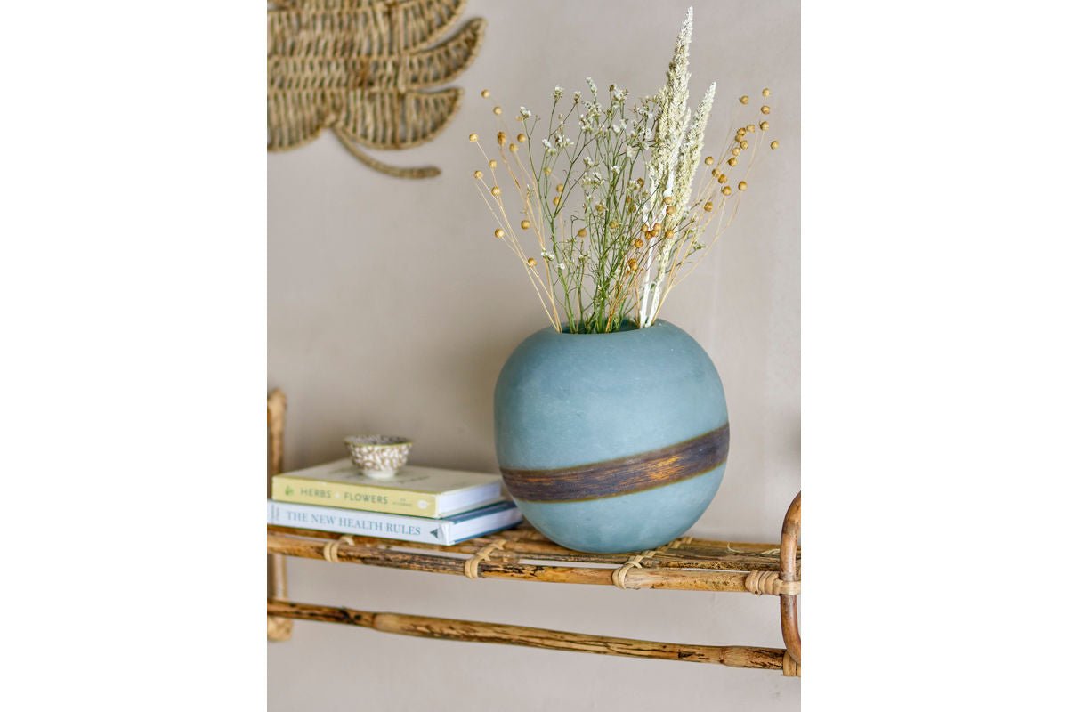 Vase "Feyra" – Blue Glass