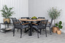 2er Set - Gartenstuhl Denver aus Metall/Polyester