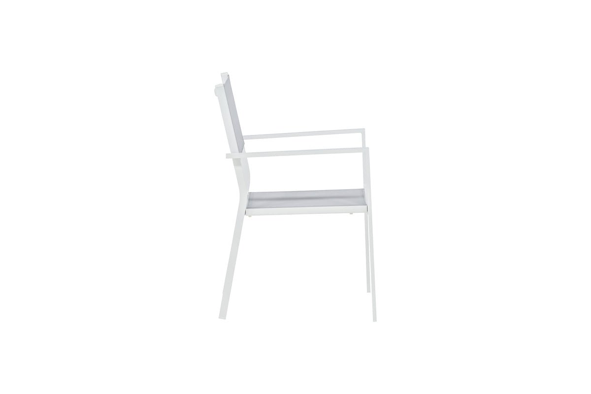 2er Set - Gartenstuhl Karibik aus Aluminium/Textilene