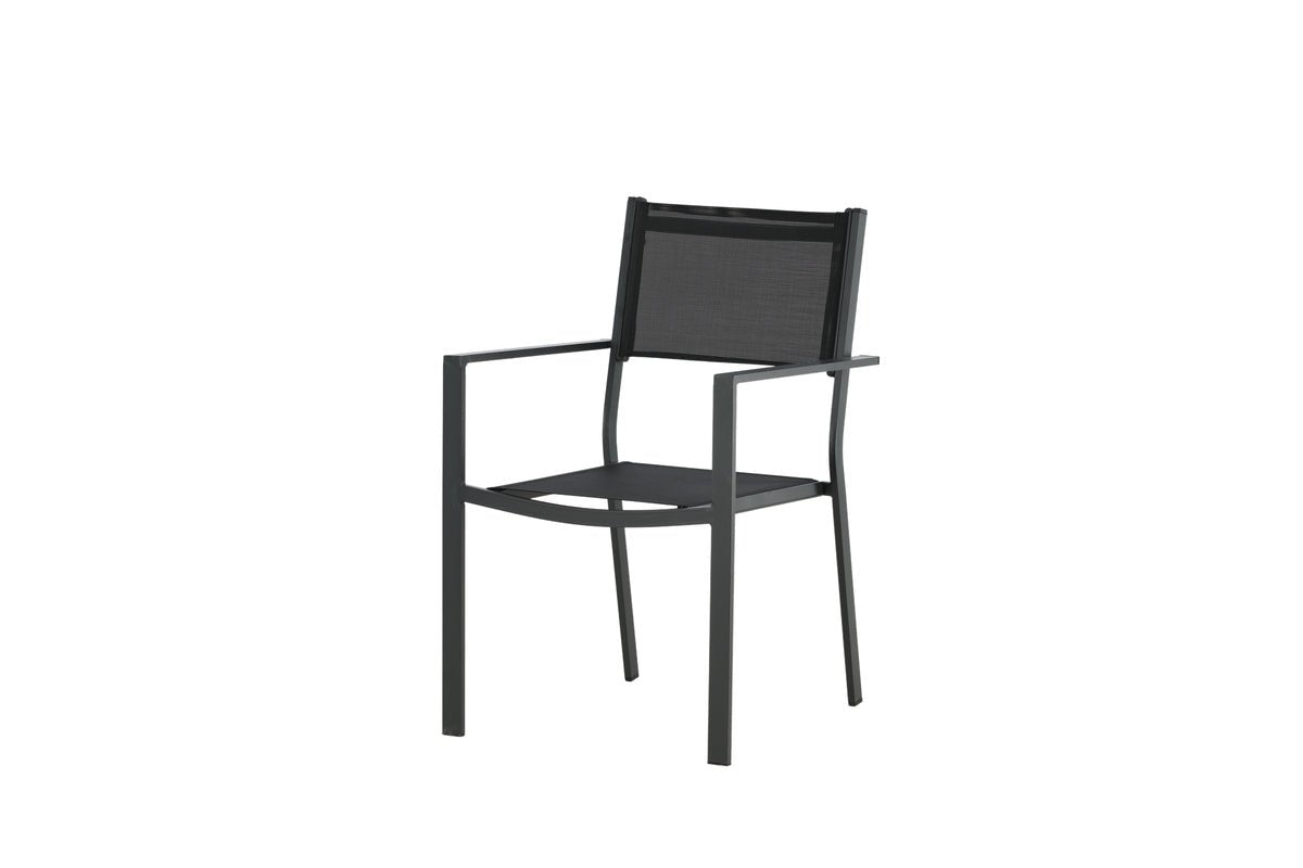 2er Set - Gartenstuhl Karibik aus Aluminium/Textilene
