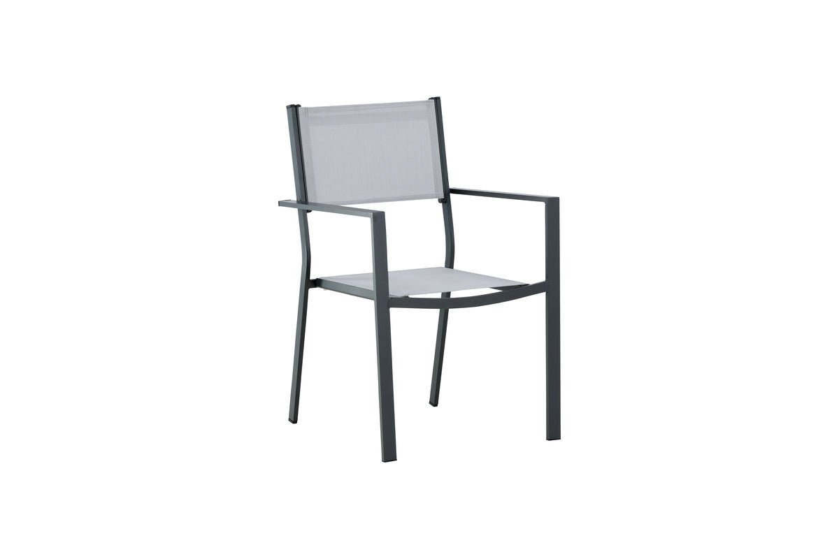 2er Set - Gartenstuhl Karibik aus Aluminium/Textilene