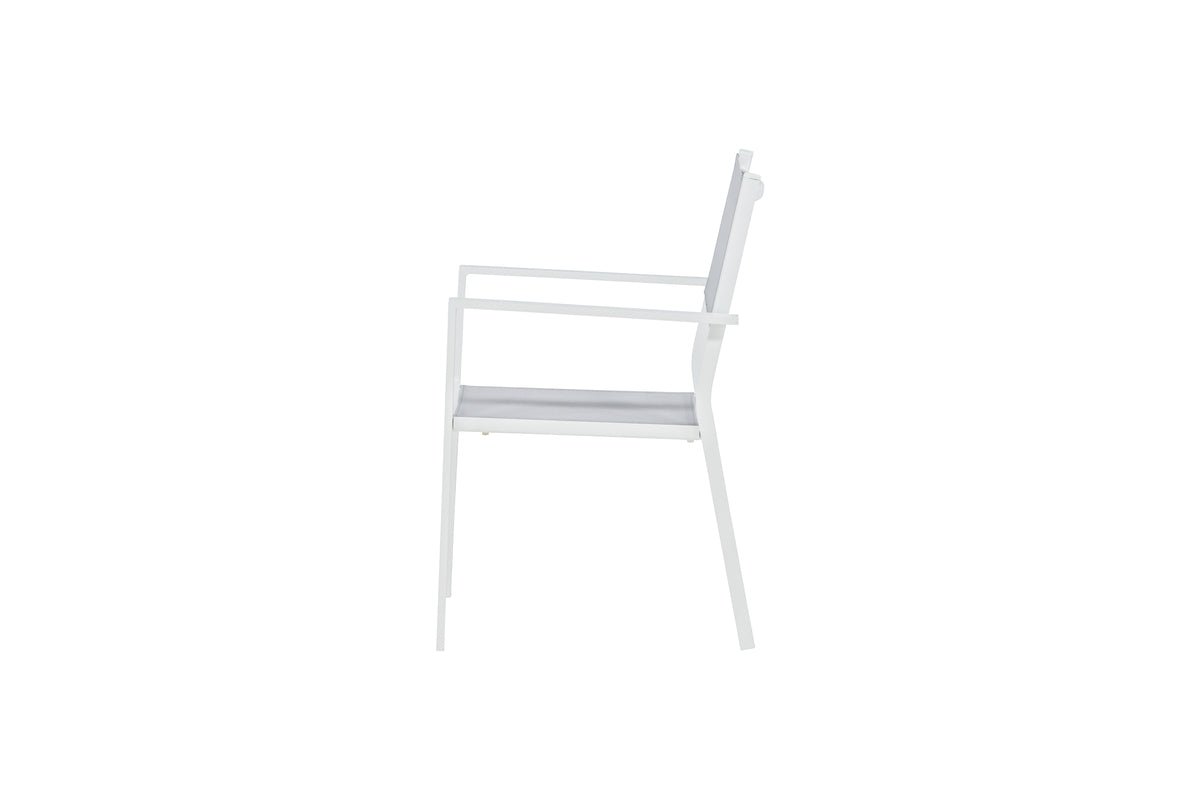 2er Set - Gartenstuhl Karibik aus Aluminium/Textilene