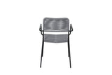 2er Set - Gartenstuhl Marla aus Metall/Polyester