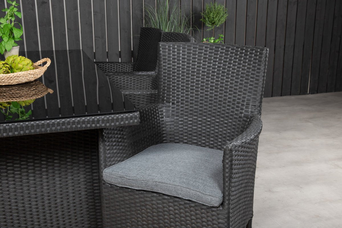 2er Set - Gartenstuhl Oasis aus Rattan