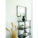 Designer Quarto shelving unit with metal frame