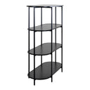 Designer Quarto shelving unit with metal frame