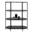 Designer Quarto shelving unit with metal frame