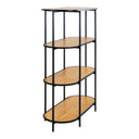Designer Quarto shelving unit with metal frame