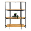 Designer Quarto shelving unit with metal frame