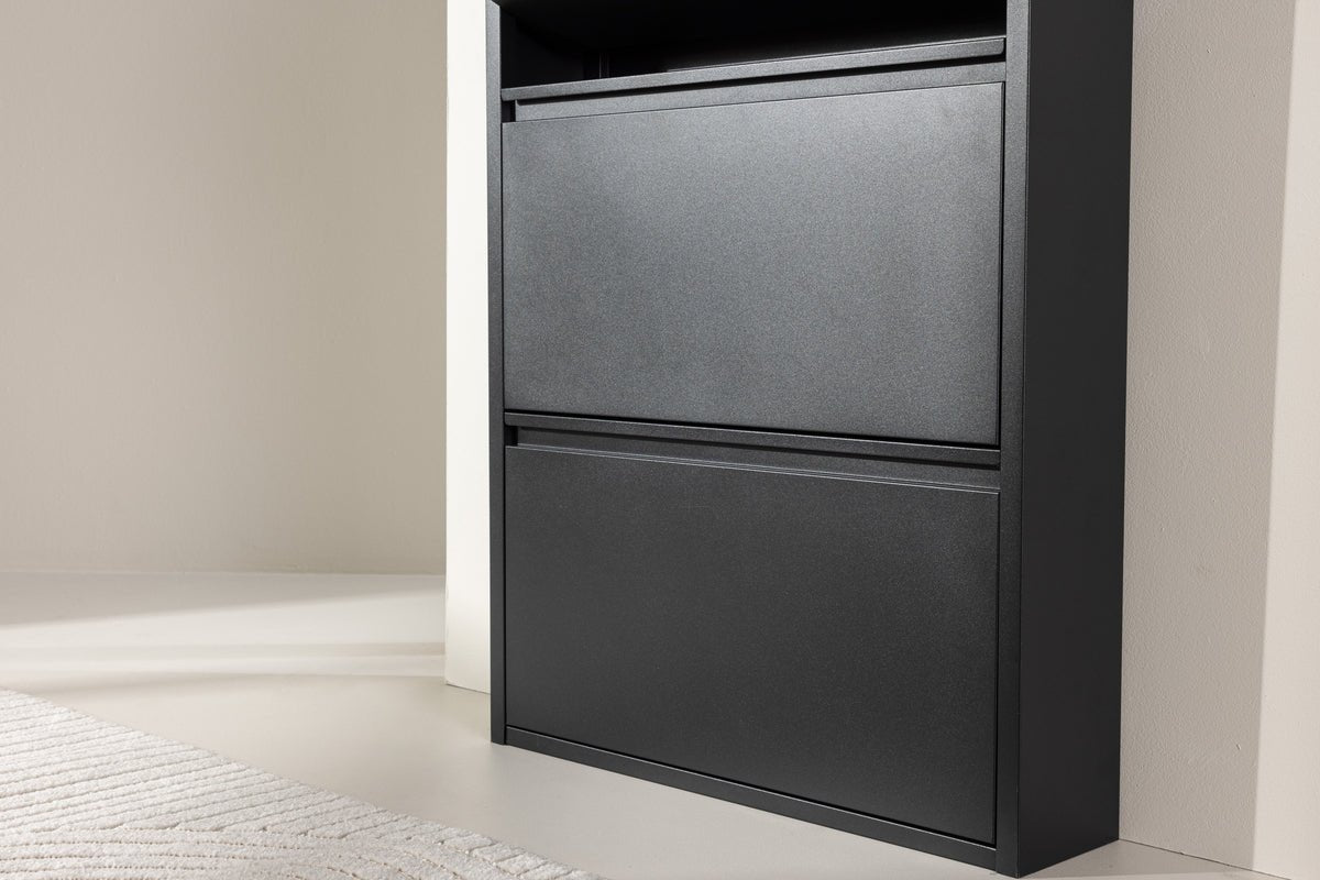 Shoe rack Arvani – Black, Modern Minimal