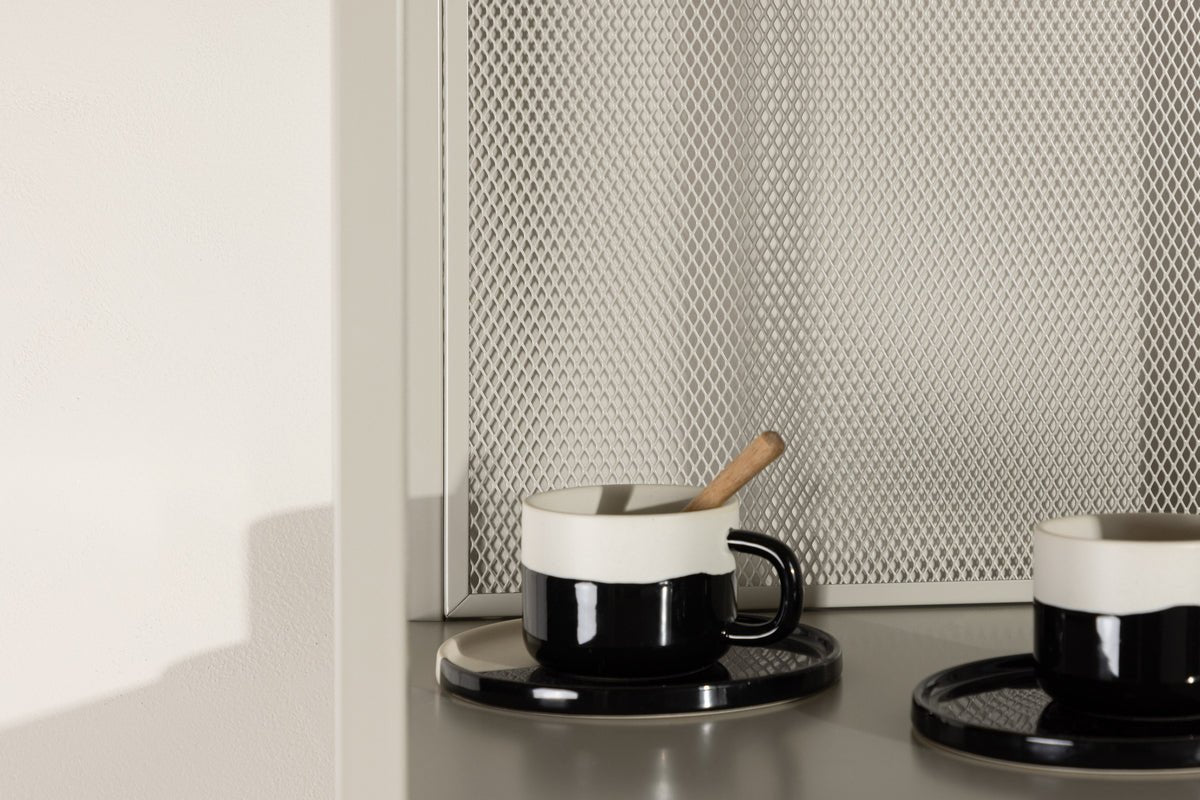 Regal Buenos Aires – tall shelving unit in Beige with 4 compartments