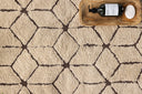 Bath Mat Semara - in a beige-brown combination made of soft cotton