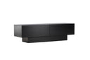 Designer TV-Lowboard Avento – Schwaarz, Matt, mat Mëttelfouss